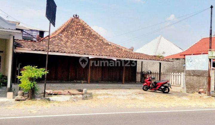 Rumah Joglo Tepi Jalan Raya Strategis di Jetis Sukoharjo 1