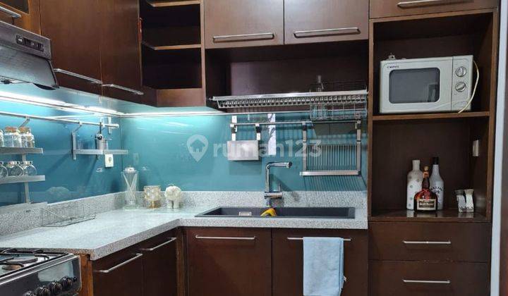 dapur apartemen taman rasuna furnished, kuningan