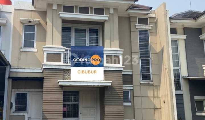Rumah 2 Lantai LT 144 di Kota Wisata Cibubur