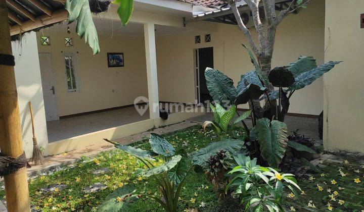 Rumah nuansa Bali ada taman di dalam Taman Kenari Nusantara 2