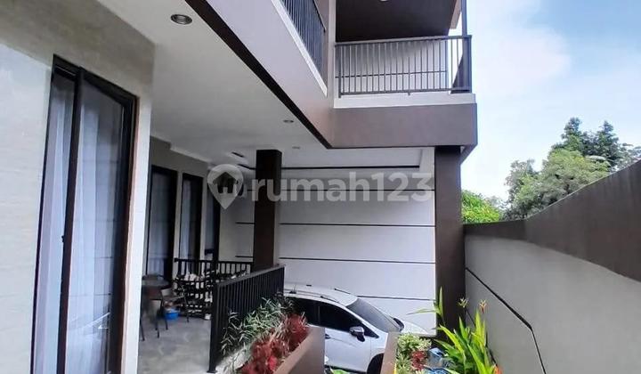 Rumah Hook 2 Lantai Furnished Rapih Asri Siap Huni di Bogor Nirwana Residence 2