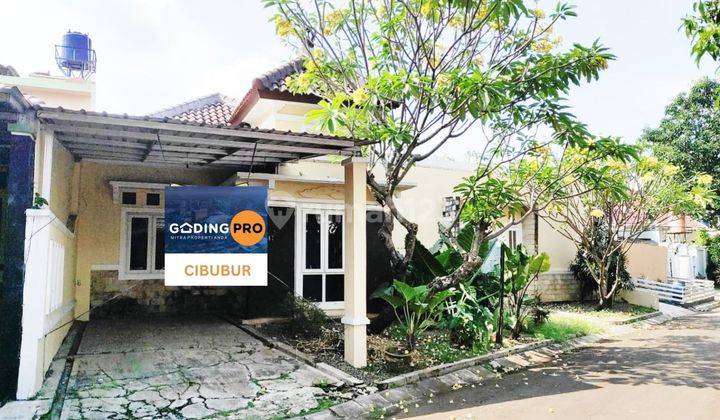 Rumah nuansa Bali ada taman di dalam Taman Kenari Nusantara 1