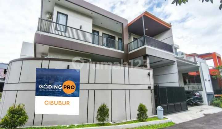 Rumah Hook 2 Lantai Furnished Rapih Asri Siap Huni di Bogor Nirwana Residence