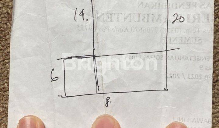 DISEWAKAN RUKO 1 LANTAI, LOKASI PUSAT KOTA TULUNGAGUNG. JALUR 1 ARAH STRATEGIS. 2