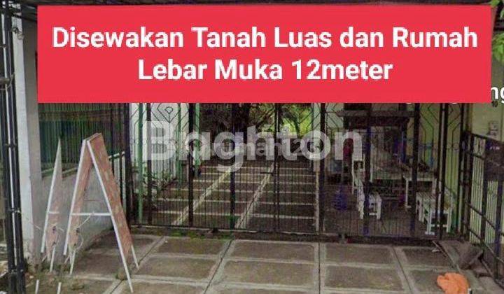 JUAL/SEWA TANAH BESERTA BANGUNAN, LOKASI STRATEGIS, COCOK BUAT KULINER. 1