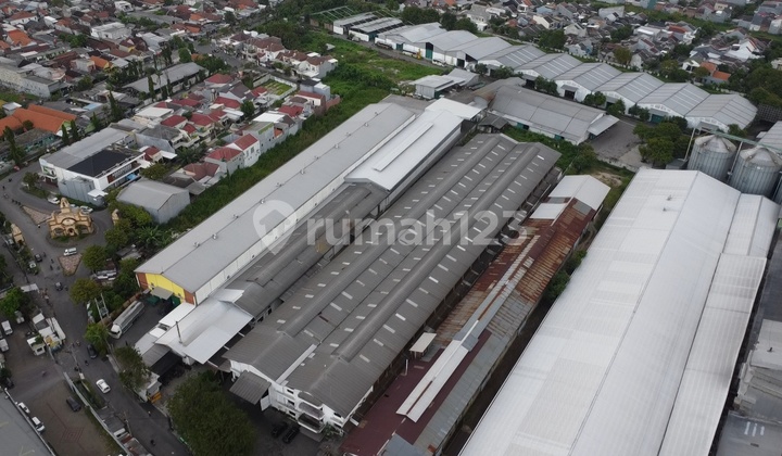 DIJUAL GUDANG / PABRIK GEDANGAN, LOKASI PRIME LUAS HAMPIR 1 HA