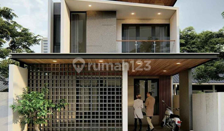 Brand New 2.5-Story House, DKI Plot Facing South - Land Area 110M2 2