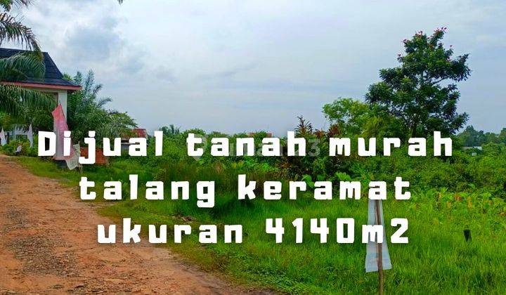 Tanah Dijual Murah Lokasi Talang Keramat Dekat Perumahan 1