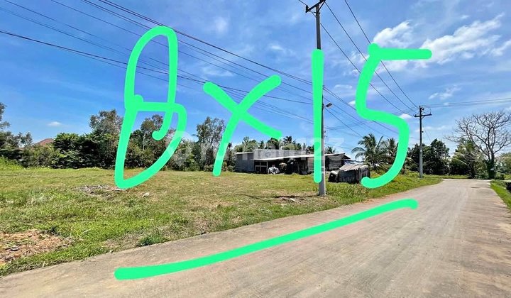 kolam renang tanah murah tanjung barangan dekat