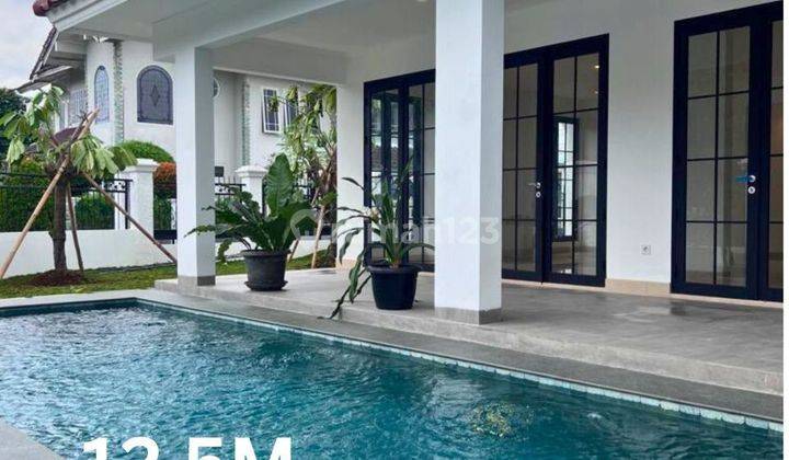 Rumah Lux French Mediteranian Di Komplek Villa Delima Lebak Bulus Jaksel 1