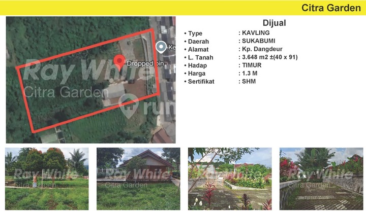 Temukan peluang emas memiliki tanah yang luas dan produktif untuk hunian pribadi, villa Temukan peluang emas memiliki tanah yang luas dan produktif untuk hunian pribadi, villa