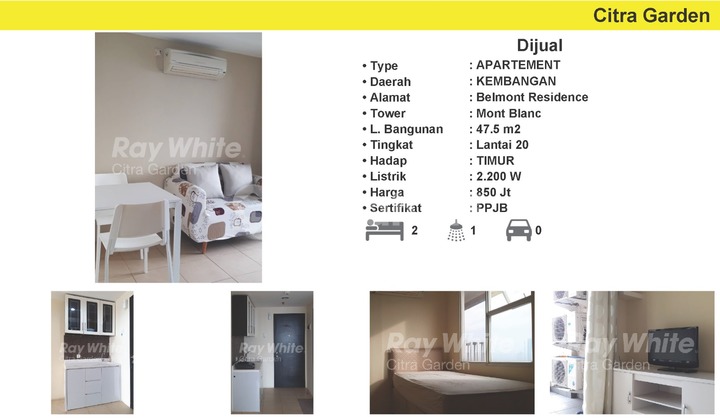 Dijual Murah, Apartemen Belmont Residence, Bu Dijual Murah, Apartemen Belmont Residence, Bu