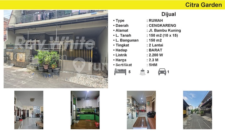 Rumah modern, tenang, aman