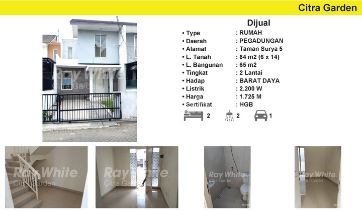 Minimalist House Taman Surya 5, Freehold Title, Southwest