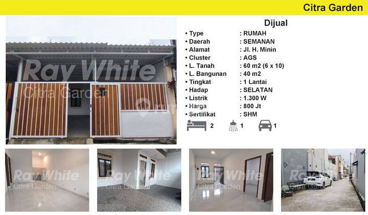 Rumah di Semanan, Kalideres, Cluster, Murah, Baru, Siap Pakai SHM Selatan 2