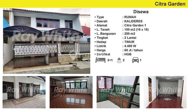 Rumah Disewakan Bagus Siap Huni Citra Garden 1 Kalideres Hadap Timur 1