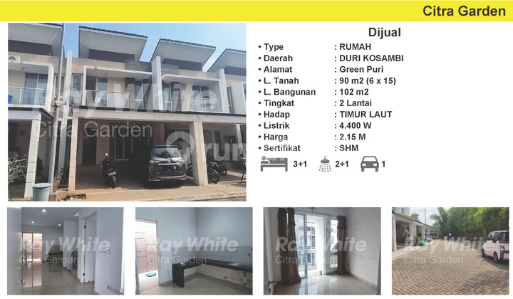 Rumah Minimalis Di Green Puri, Siap Huni, Shm, Jakbar Rumah Minimalis Di Green Puri, Siap Huni, Shm, Jakbar