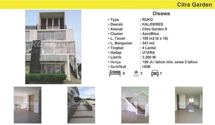 4-Story Shop House Citra 8 Ready to Use North 1