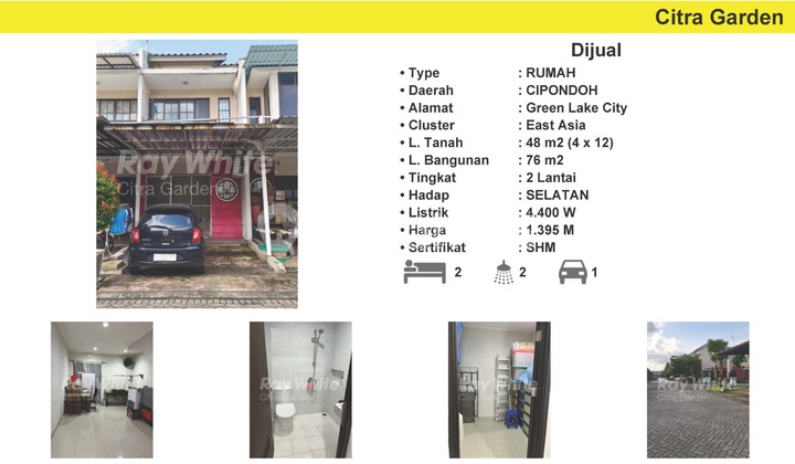 Rumah Minimalis 2 Lantai. Green Lake City