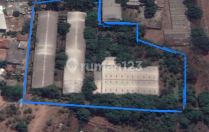 Strategic lot, free building, ex-factory in Cikokol Tangerang.