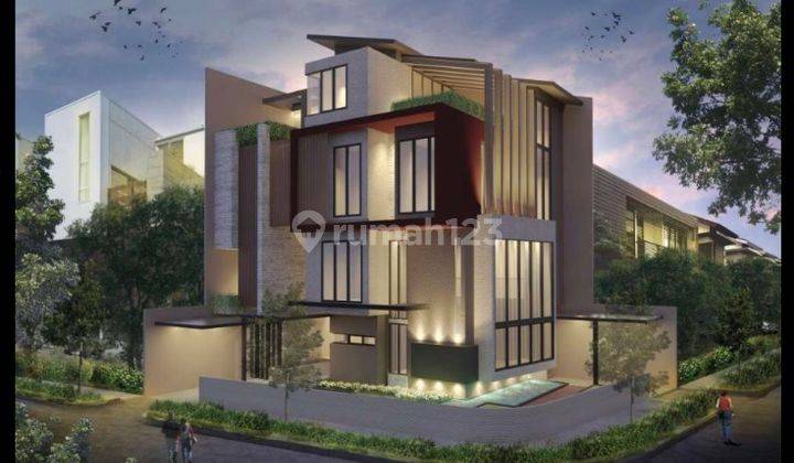 Rumah Cantik, Bangunan Th 2020, Posisi Hoek, Area Bbq, Lift 1