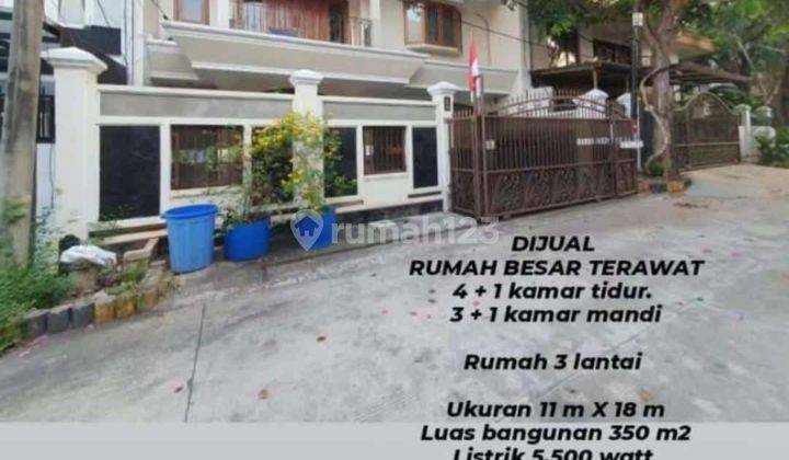 Rumah Bagus di Sunter Metro, 3 Lantai, Semi Furnished, SHM 2