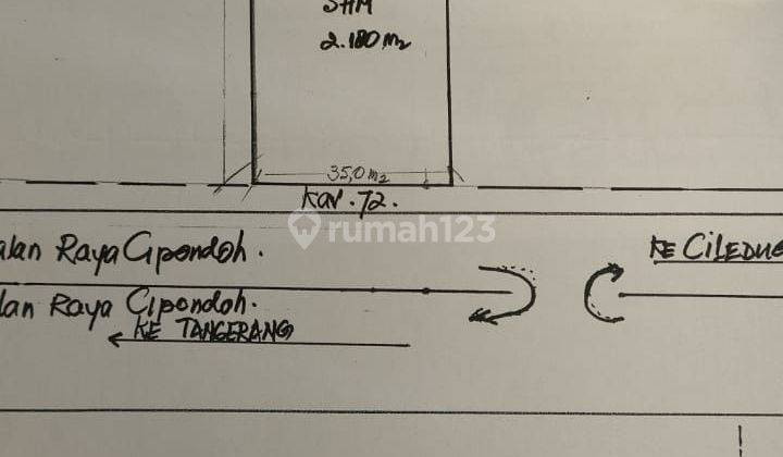 Dijual Cepat 
Tanah Sangat Bagus Dan Strategis di Cipondoh, Tangerang 2