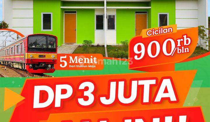 Rumah Baru Dengan 2 Kamar Tidur Dekat Dengan Stasiun Cuma 5 Menit 1