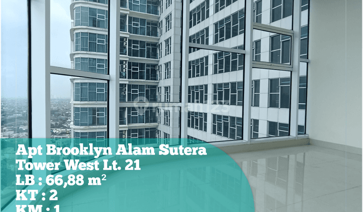 Dijual Apartemen Brooklyn Alam Sutera Tower West Lt.21 1