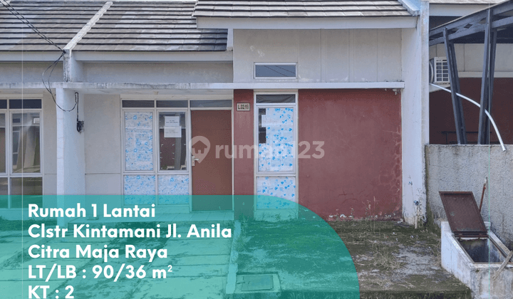 Dijual Rumah 1 Lantai di Citra Maja Raya Cluster Kintamani Jl. Anila 1