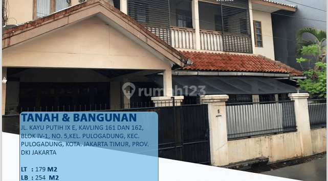 Rumah Unfurnished SHM di Jl Kayu Putih, Jakarta Timur 1