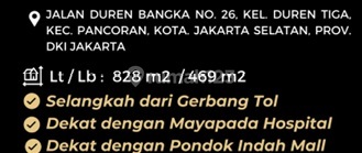DI JUAL RUMAH DI DUREN TIGA JAKARTA SELATAN 2