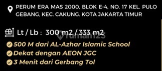 DIJUAL RUMAH DI ERAMAS 2000 JAKTIM 2