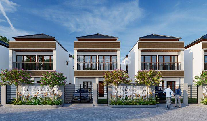 RUMAH 2 LANTAI MINIMALIS MODERN DI DAERAH JIMBARAN_ BALI HARGA 1,2 M  AN 1