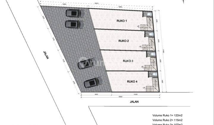 DIJUAL RUKO  2 LANTAI INDENT DI KOTA DENPASAR_ PANJER HARGA STAR 1,6 M 2