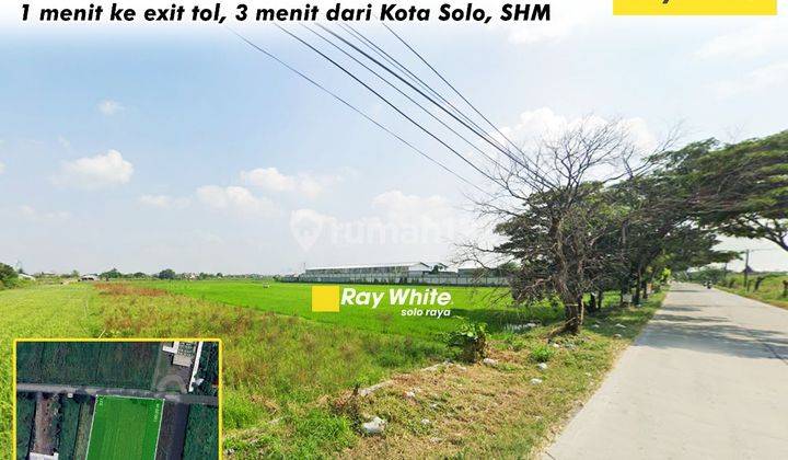 Dijual Tanah di Jl. Adi Sumarmo, Colomadu, Karanganyar 1