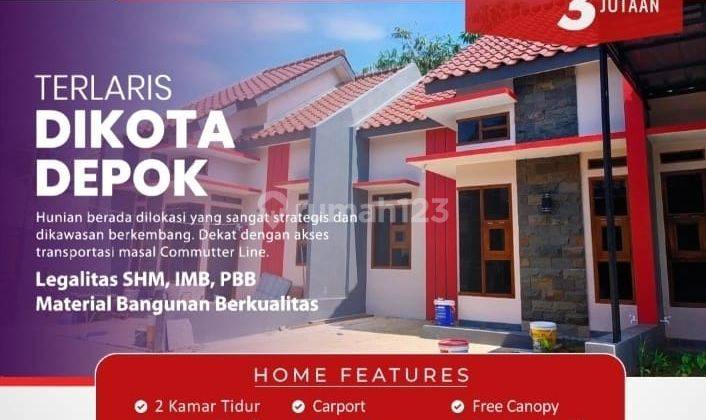 Dijual Rumah Kpr Termurah Di Depok, Dekat Akses Tol Stasiun 1