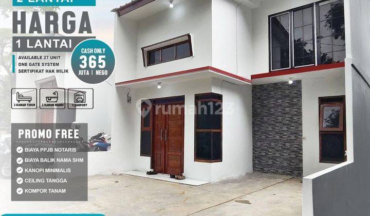 Rumah murah lokasi perumahan dekat stasiun dan jalan Tol 1