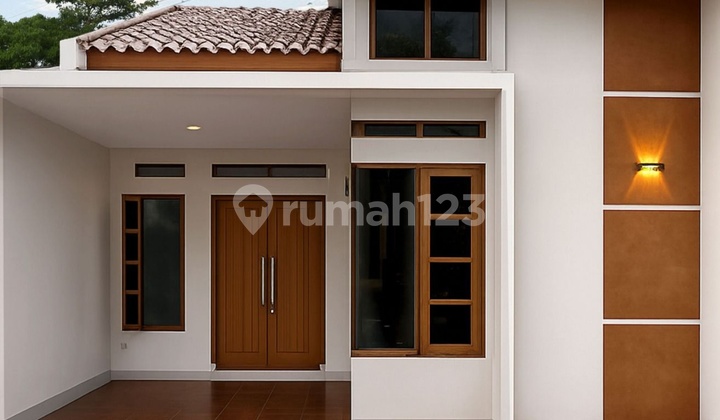 Rumah 1 Lantai Siap Huni Akses Strategis Dekat Stasiun