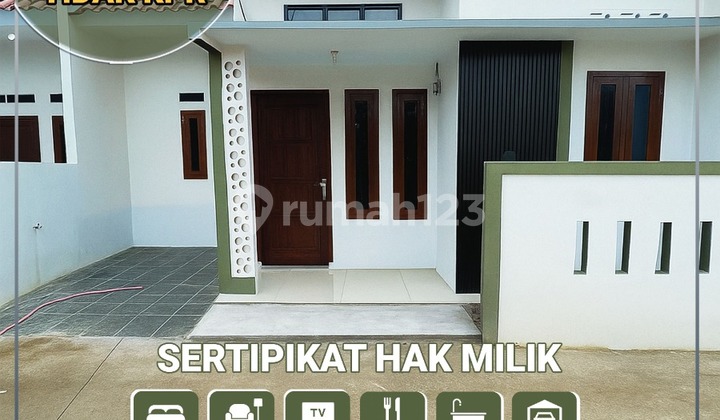 Rumah 1 Lantai Siap Huni, Dekat Stasiun & Fasilitas Umum