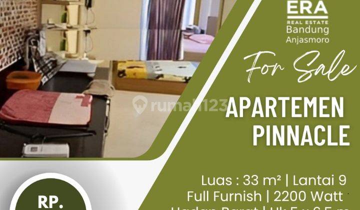 Dijual Apartemen Pinnacle Lt 9 Type Studio Furnished  1