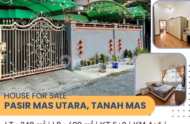 DIJUAL RUMAH 2,5 LT FURNISHED PASIR MAS UTARA TANAH MAS SEMARANG UTARA 1