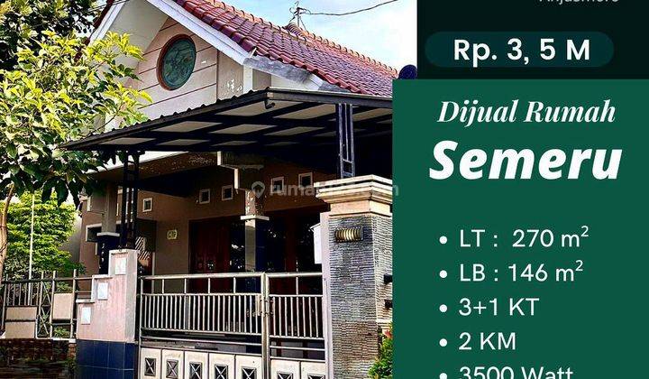 Dijual Rumah di Jl. Semeru, Semeru 1