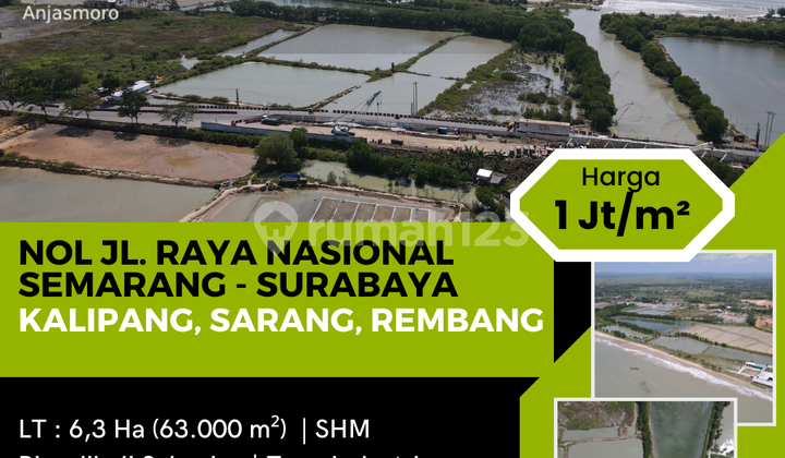 Land for Sale, Zero Lot, National Road Semarang Surabaya Land for Sale, Zero Lot, National Road Semarang Surabaya