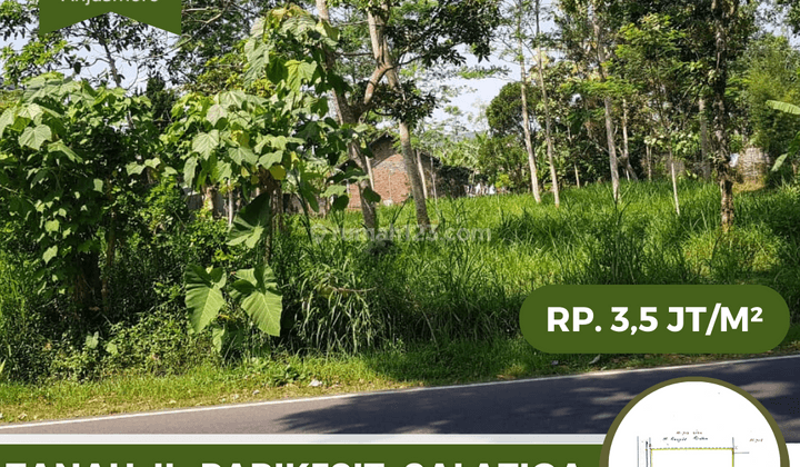 Dijual  Tanah di Jl. Parikesit, Salatiga, Sidomukti 1