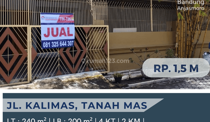 Dijual Rumah di Jl. Kalimas, Tanah Mas 1