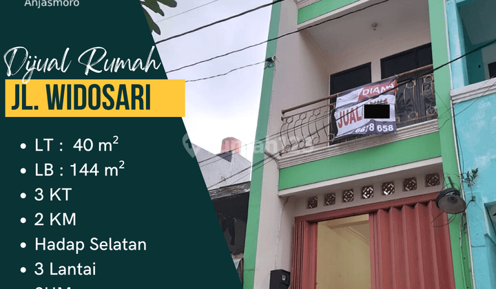 Dijual Rumah 3 Lantai di Jl. Widosari, Semarang Tengah 1