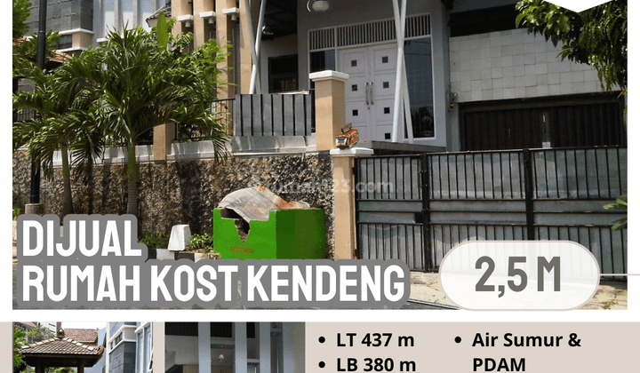 Dijual Rumah kos Hitungan Tanah di Jl. Kendeng, papandayan 1