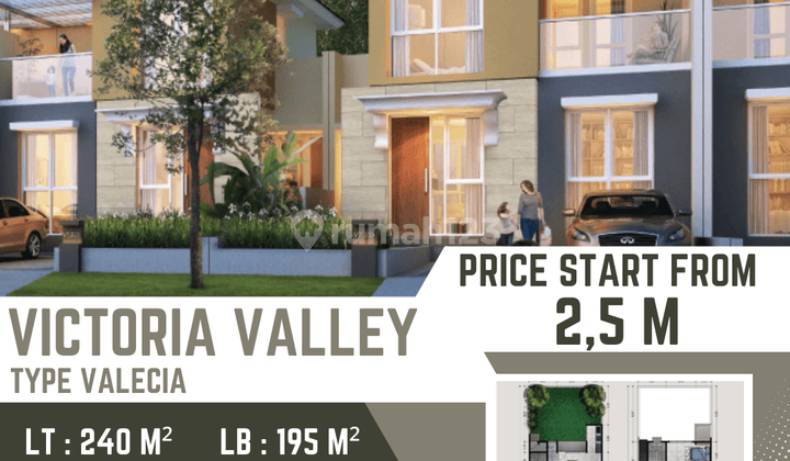 Dijual Rumah Baru Citraland Bsb City Victoria Valley Type Valecia 1