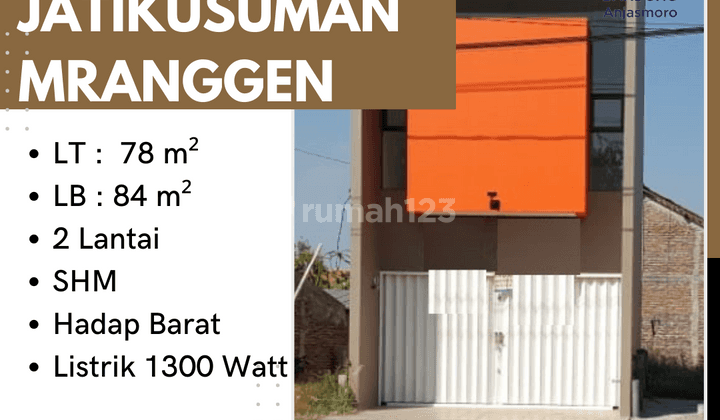 Dijual Ruko 2 Lantai Jatikusuman Mranggen  1